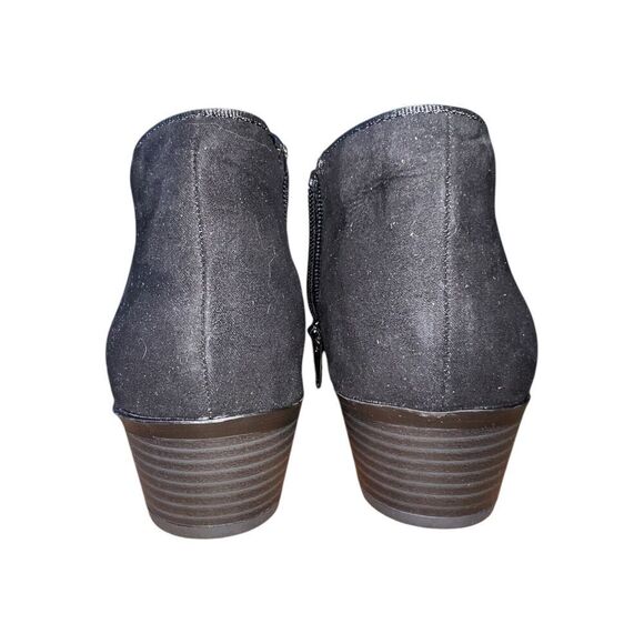 Style & Co-Black Fashion Faux Leather Ankle  Bootie -Wiley F1 Women’s Sz 6 - Picture 7 of 12